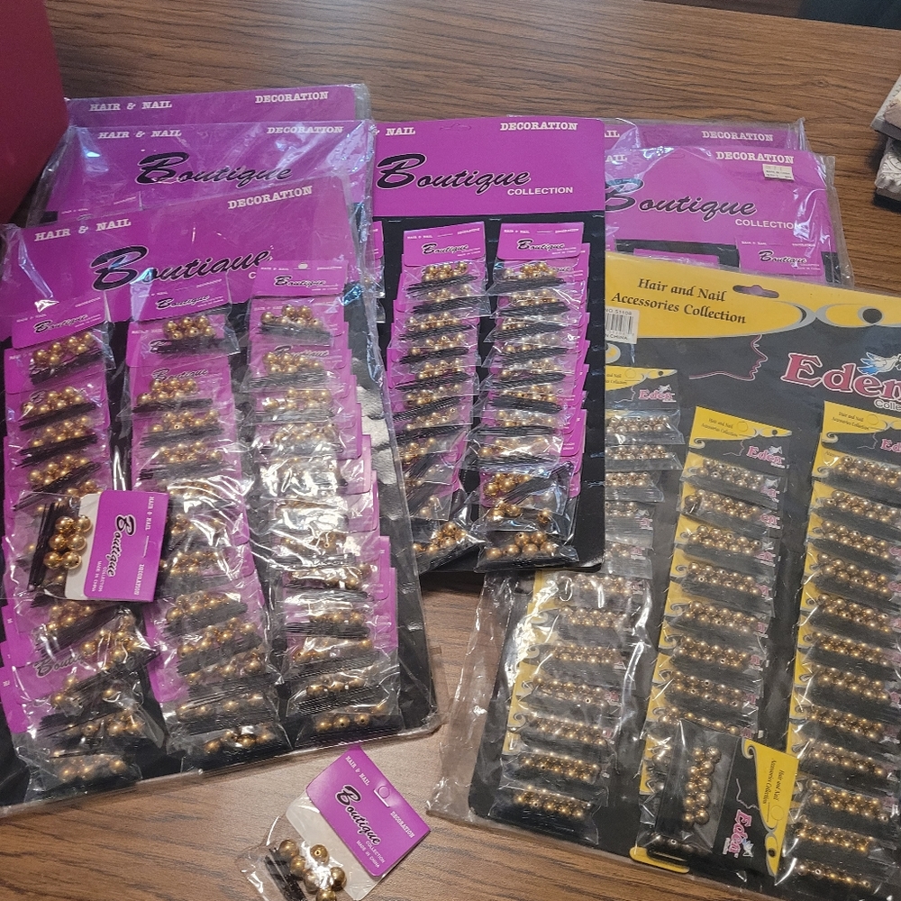 Hair accessories plastic beads
